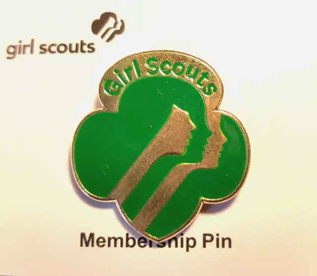 Official Girl Scouts Membership Pin Brand New 24 Pieces Trefoil Lapel Vest Pin