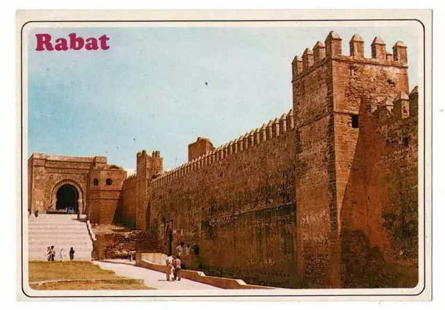 Marokko-Postkarte. Rabat. Remparts Casbah des Oudais Nr. 355