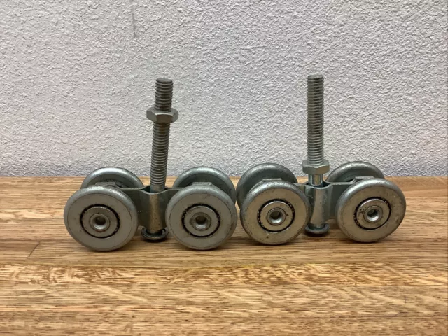 2 Stanley Barn Door Rollers 1/2 Bolt