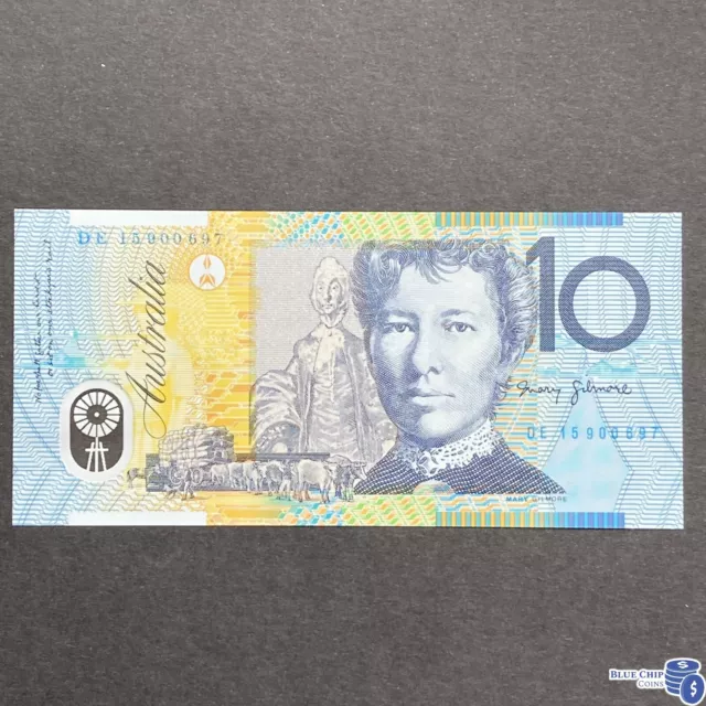 2015 UNC $10 Stevens/Fraser DE PREFIX POLYMER BANKNOTE BANK NOTE