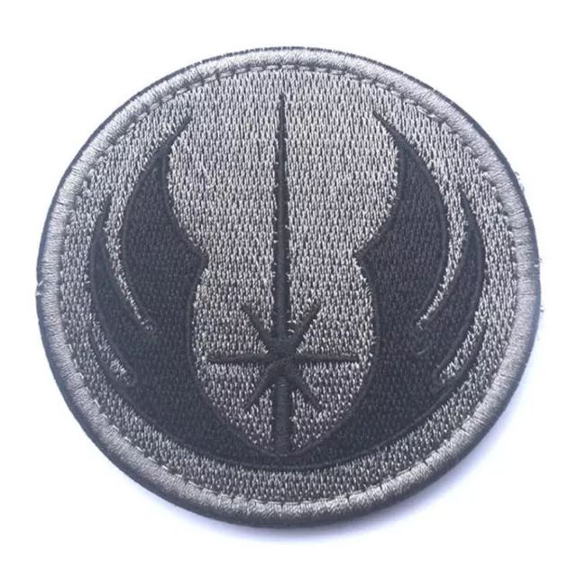 Star Wars Velcro Airsoft Velcro Patch Jedi-Orden Softair Klett Aufnäher Grau