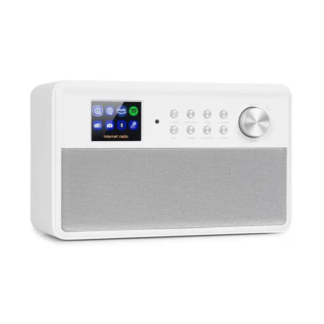 Internetradio Bluetooth DAB+ Radio WLAN UKW Digitalradio Spotify Connect Weiß
