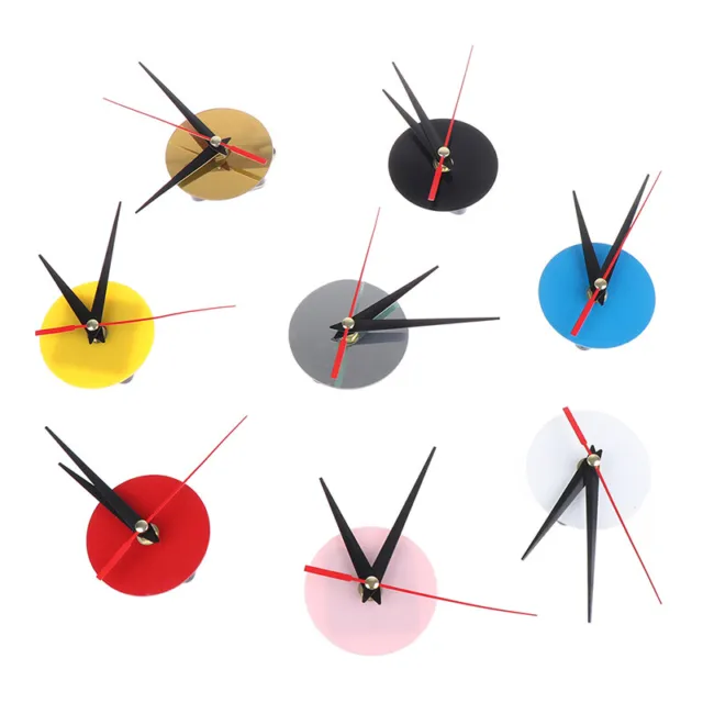 Bricolage acrylique horloge murale point de croix mouvement cadran accessoires