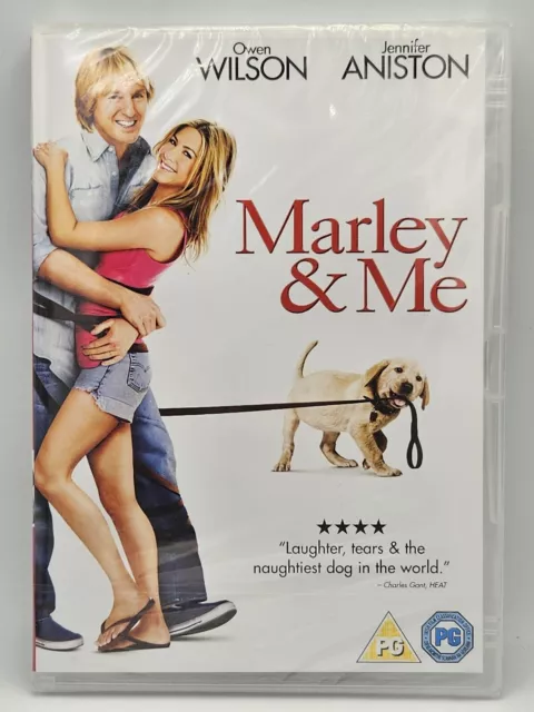 MARLEY & ME DVD Owen Wilson Jennifer Aniston New & Sealed FREE POSTAGE ...