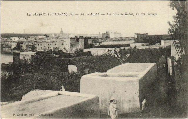 CPA AK MOROCCO RABAT A corner of RABAT, seen from the Oudayas (31434)