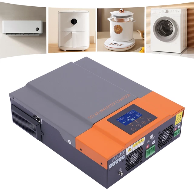 Inversor híbrido solar 12V DC 220V/230V AC con regla solar 80A MPPT 1500W FOTOVOLTAICA