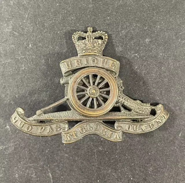 POST WW2 BRITISH Army Royal Artillery Officer's OSD Cap Badge $12.21 ...
