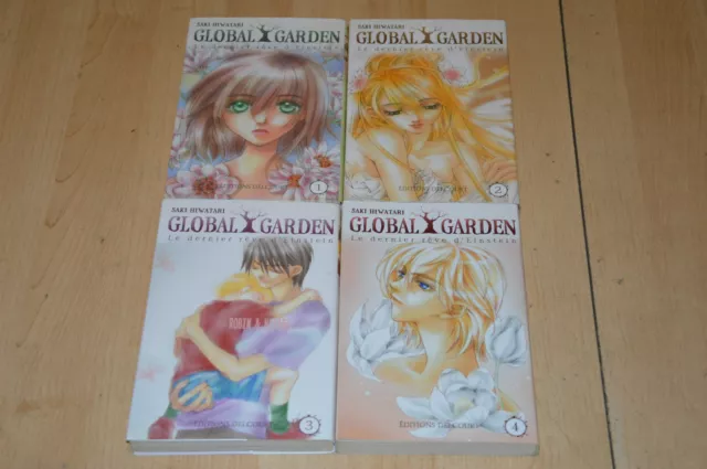 lot 4 Mangas Global Garden tomes 1 2 3 4 / Le dernier rêve d'Einstein