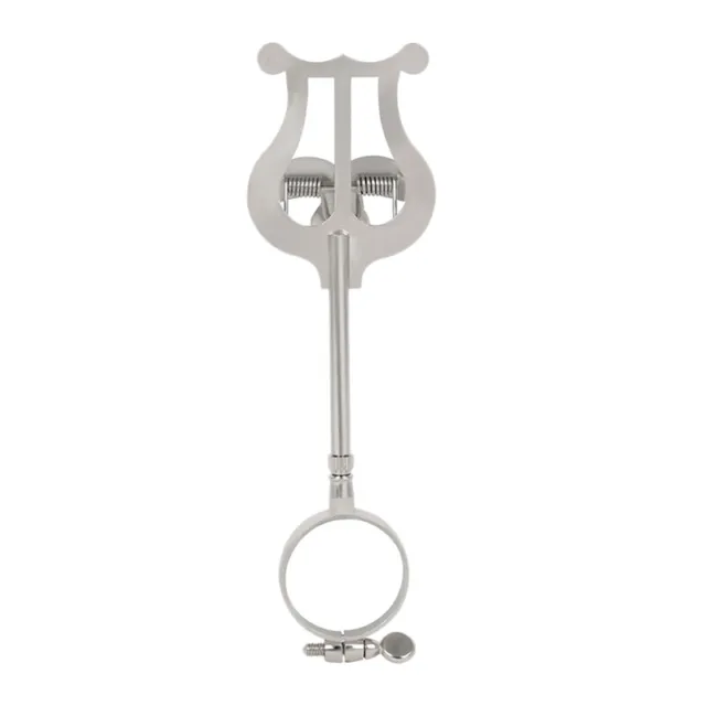 Clip de Partition de Clarinette en Argent Support à Pince Lyre Instrument d8273