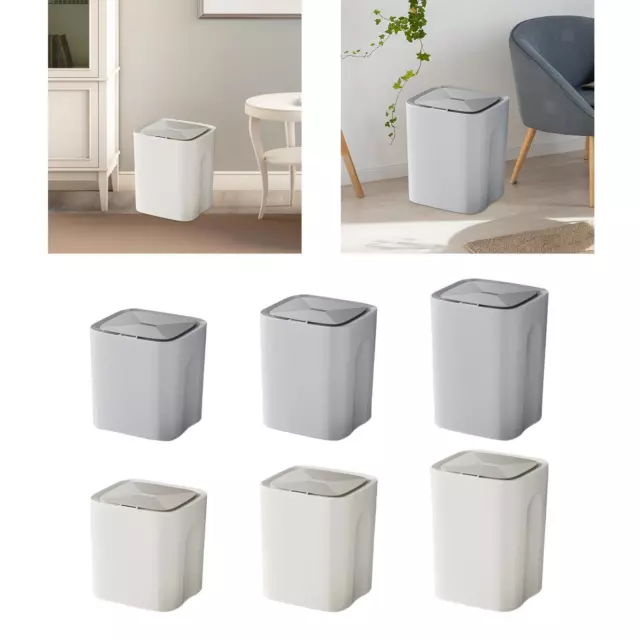 Automatic Motion Sensors Trash Can Bathroom Smart Touchless Trash Can Mute