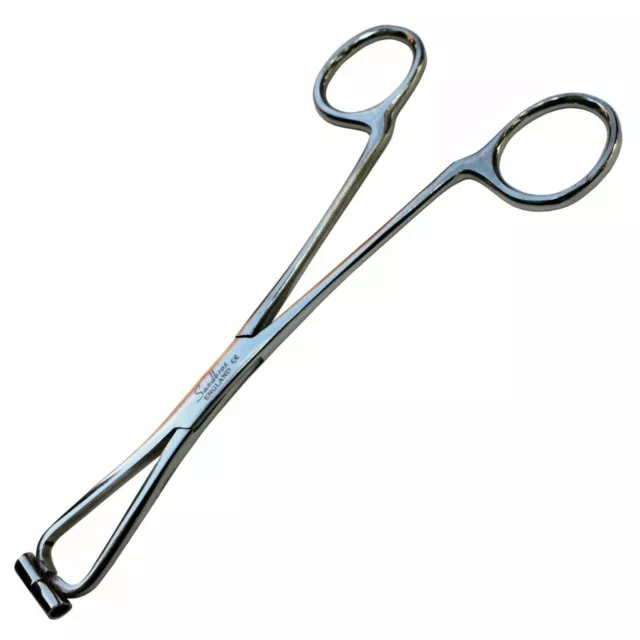 6" universal Septum Piercing Forceps Ear Nose Clamp Body Pierecing Tools Silver