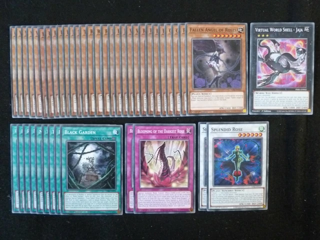 Yu-Gi-Oh 43 Card Rose / Plant Deck *Ready To Play*