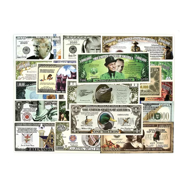 Menge Von 20 Verschiedene Fantasy Papier Geld Günstig Überbestände Spezial Pop