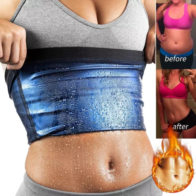 Sweat Waist Trainer Sauna Belt Women Men Slimming Body Shaper Girdle Weight Loss