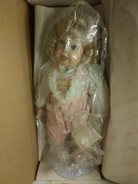 Hamilton Collection Lauren Porcelain Doll By Phyllis Parkins 15" w/Box COA 1994