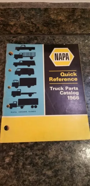 NAPA Quick Reference Truck Parts Catalog 1966 (Lot 374)