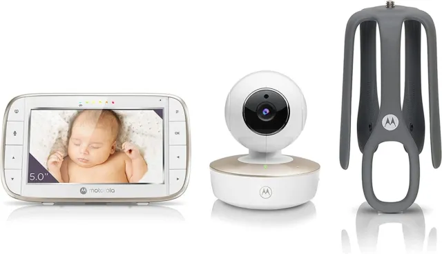 Motorola Nursery VM855 Baby Monitor Wi-Fi Visione Notturna Controllo Temperatura