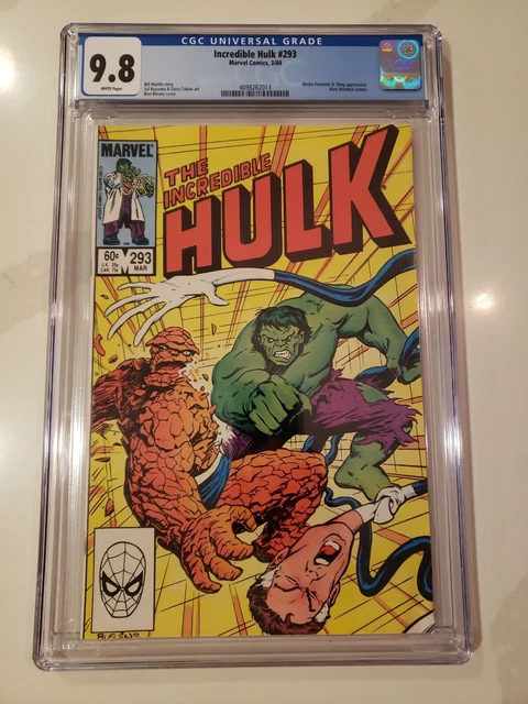 Incredible Hulk 293 CGC 9.8 Marvel Comics 1984