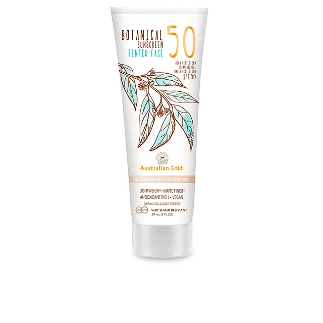 Solar Australian Gold unisex BOTANICAL SPF50 tinted face #fair-light