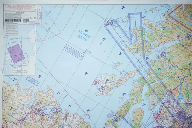 Low Flying Chart Europe Sheet 3A United Kingdom. 2021 2