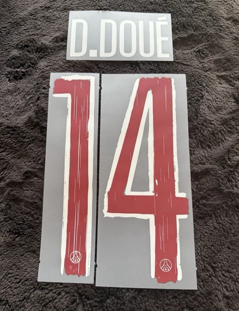 Flocage Officiel PSG 2025 Dembélé LDC - Adulte Domicile