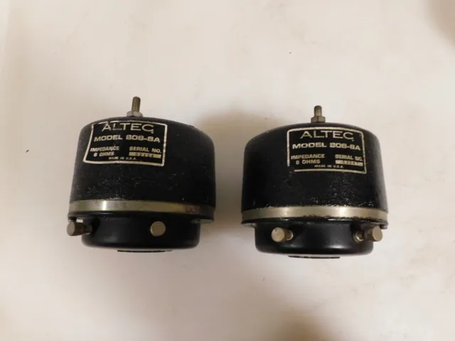 Altec Lansing 808-8A Horn Driver Speakers (Pair)
