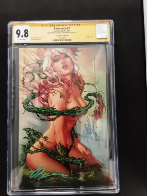 Persuasion #3 Poison Tess Edition A CGC SS 9.8 Signed by EBAS and Ryan Kincaid