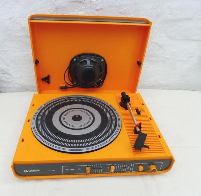 Électrophone Vintage – 4 Vitesses 16/33/45/78 Tours – Pièce Déco Ou Réparation