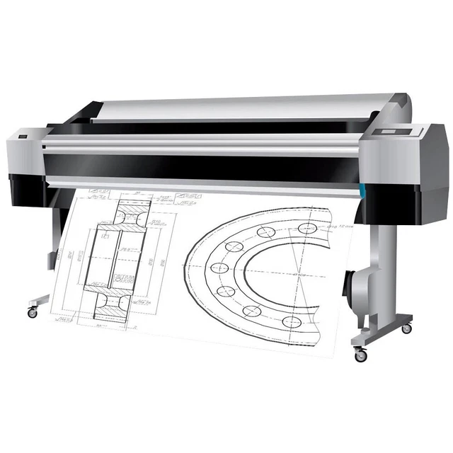 dots Plotterpapier CAD Color 90 g/qm 914,0 mm x 50,0 m