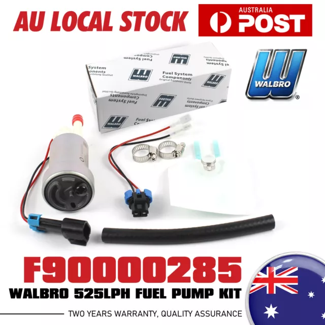 1X Genuine Walbro 525lph Fuel Pump Kit F90000285 BA BF FG Falcon VE VZ Commodore