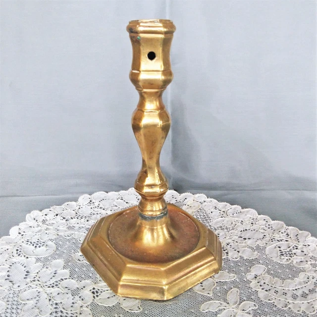 ANCIEN BOUGEOIR EN Bronze Epoque Louis XIV Binet à Trou EUR 27,00 - FR