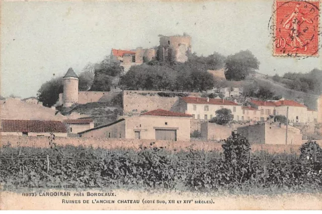 33 - LANGOIRAN - SAN43416 - Près Bordeaux - Ruines de l'ancien Château - Côt