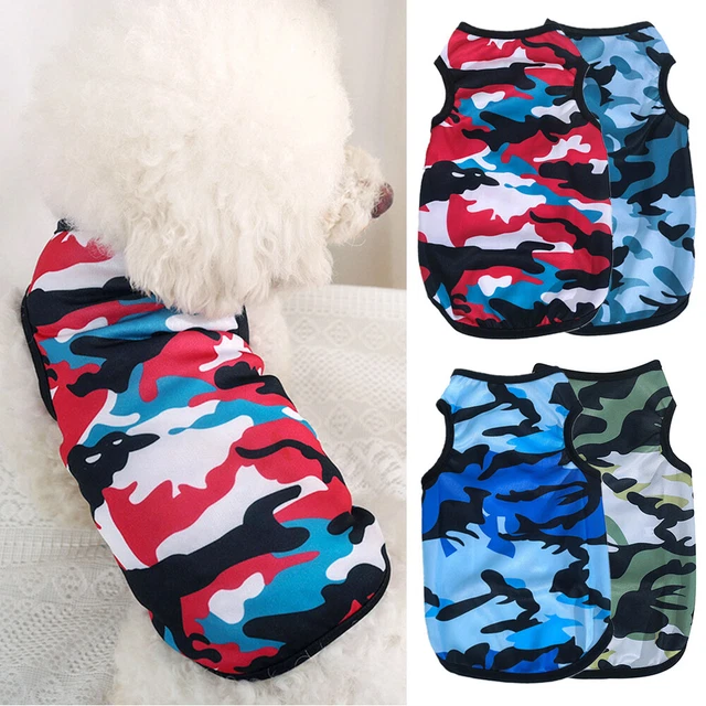 Graziosi Vestiti Estivi Per Animali Domestici Gilet Mimetico Gilet A