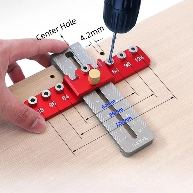 Aluminum Alloy Cabinet Hardware Jig Tool  Door Drawer