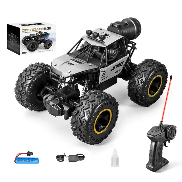 1/18 ALL TERRAIN RC Truck with Spray Mist & Lights Electric Vehicle ...