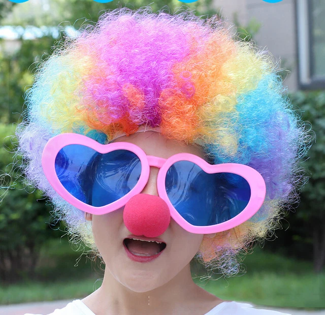 Curly Afro Fancy Dress Wigs Funky Disco Clown Style Mens/Ladies Costume 70S Hair