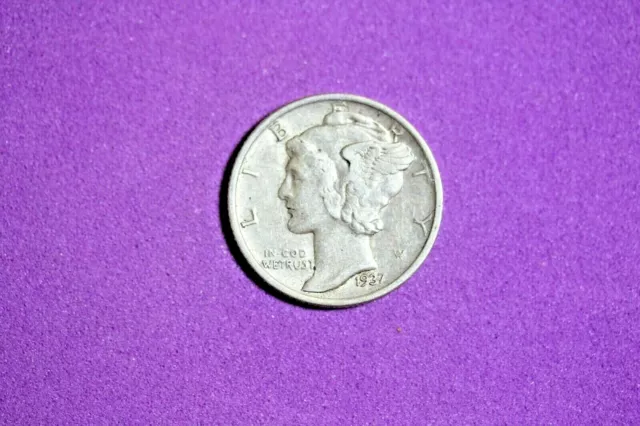 Estate Find 1937 D- Mercury Dime!  #K7499