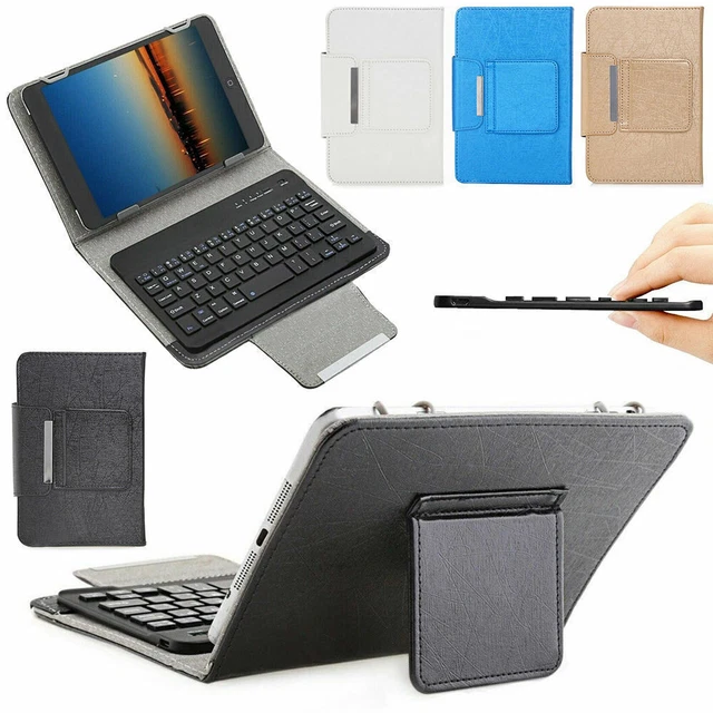 For Samsung Galaxy Tab 7" 7.9" 8" Tablet Leather Case Stand Cover with Keyboard