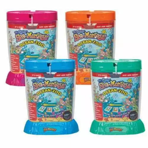 Amazing Live Sea Monkeys Ocean Zoo Marine Monkey Tank Aquarium Habitat Solid-Neo