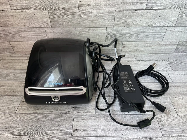 Dymo LabelWriter 4XL Thermal Label Printer 1738542 Power Supply/USB Cable TESTED