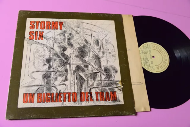 Stormy Six Lp Un Biglietto Del Tram Orig Italy Prog 1975 Ex Con Inner Testi