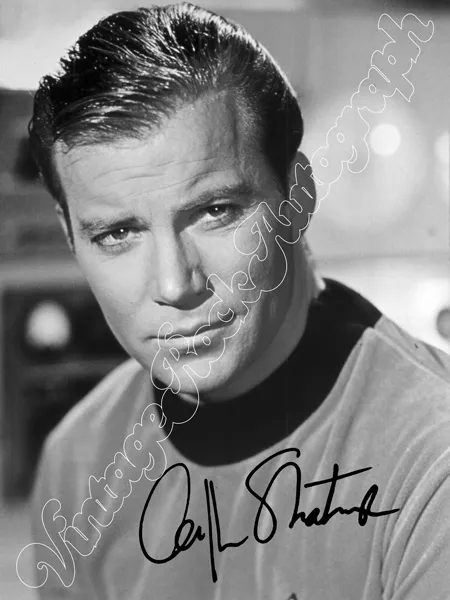 STAR TREK - William Shatner - print signed photo - foto con autografo stampato