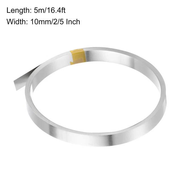 MECCANIXITY Pure Nickel Strip 0.2mm x 10mm x 100mm Battery Soldering Tab Nickel Solder Tab for Battery Pack and Spot Welding 25 Pcs