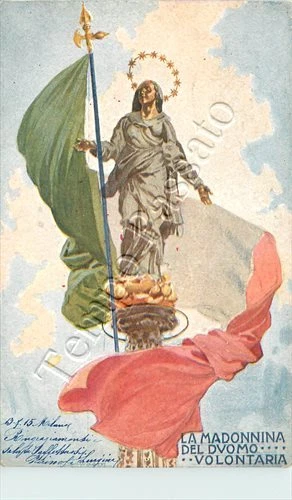 Prima guerra mondiale - Pro Croce Rossa (Madonnina del duomo di Milano) - 1915