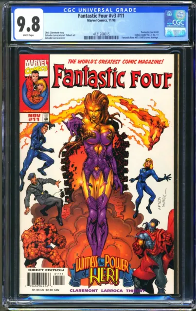 Fantastic Four V3 #11 - Cgc 9.8 - Wp - Nm/Mt - 1St Ayesha - Her - Gotg