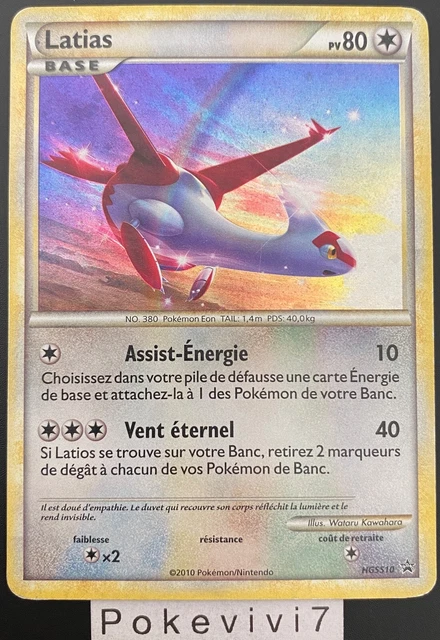 Carte Pokemon LATIAS HGSS10 HOLO PROMO HeartGold SoulSilver FR OCCASION