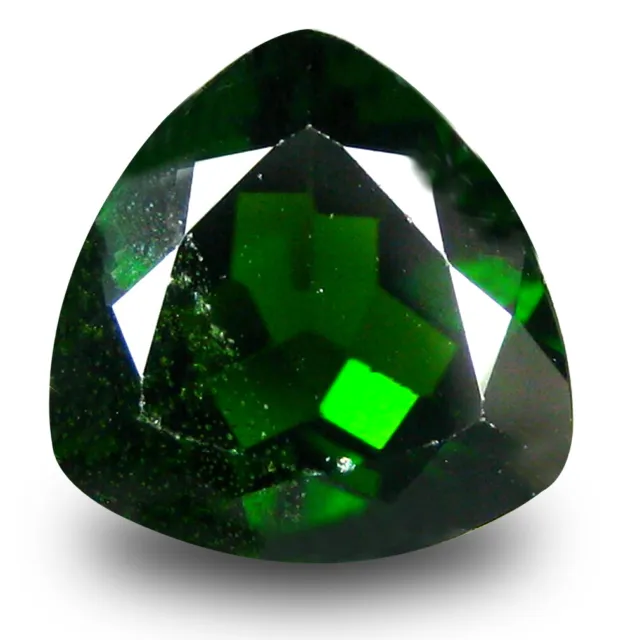 2.66 ct  Significant Trillion Shape (9 x 9 mm) Green Chrome Diopside Gemstone