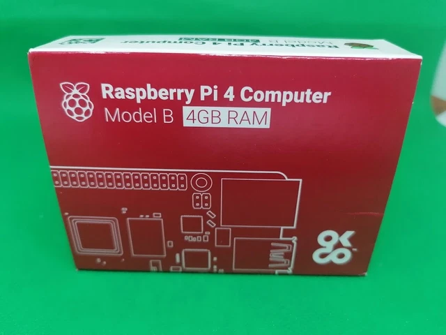 Rpi4 Computer RASPBERRY PI 4 Computer Model B 4GB RAM DDR4 RPI4-MODBP-4GB BOXED £54. ...