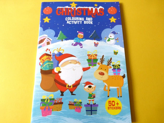 Malbuch Mal-und Aktivitätenbuch #3 für Kinder Weihnachten mit Sticker ca:30x21cm