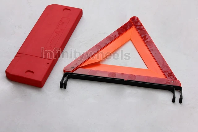 Emergency Warning Triangle Reflective Road Roadside Hazard Triangles Safety Sign